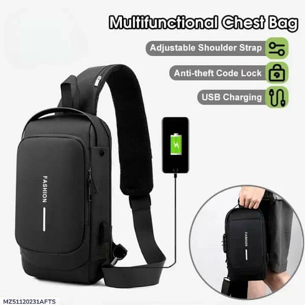 Multipurpose Chest Backpack 0