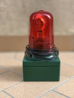 Red Rotating Light Indicator With Motor