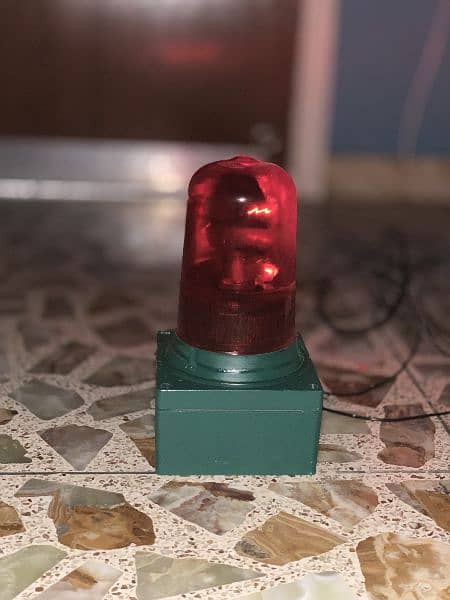 Red Rotating Light Indicator With Motor 5