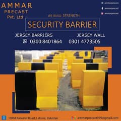 Security Barrel, security wall, jersey barrel, road blockers