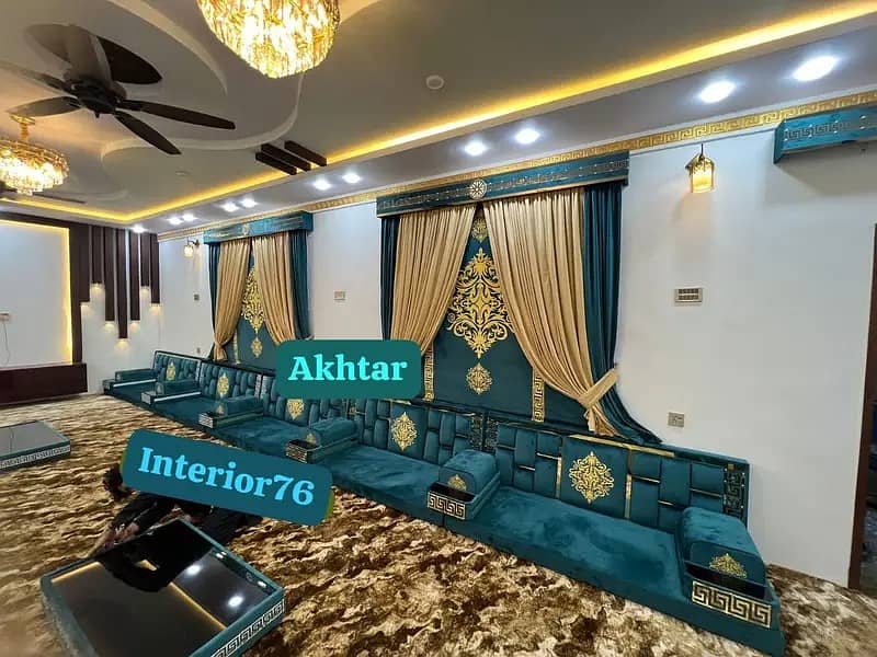 Arabic Majlis | Bethak | Sofa Majlis | Majlis Flooring | Sofa Set 9