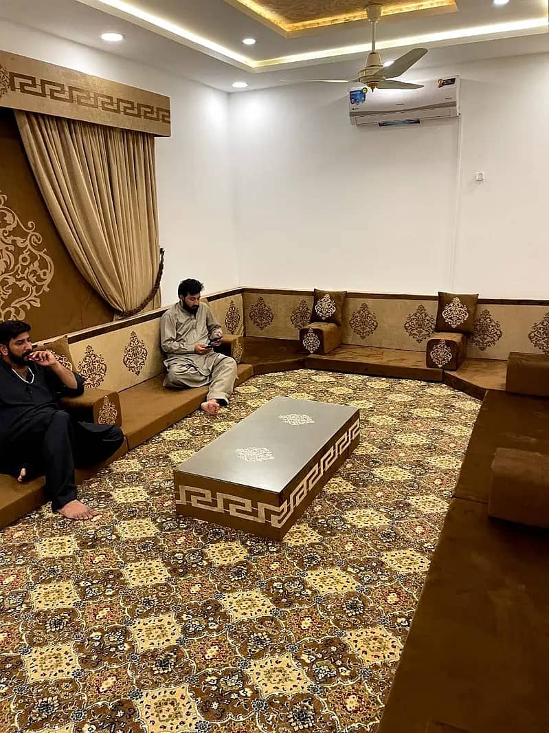 Arabic Majlis | Bethak | Sofa Majlis | Majlis Flooring | Sofa Set 11