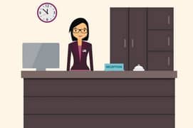 Required Female Receptionist for Mineral water Company