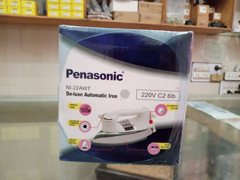 Panasonic 3 in 1 and Panasonic iron 15