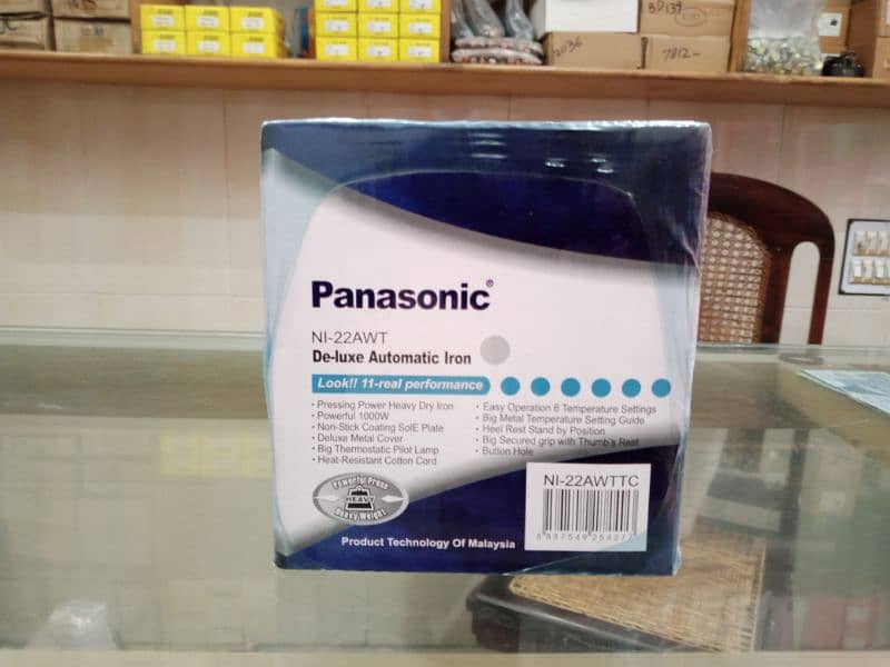 Panasonic 3 in 1 and Panasonic iron 17