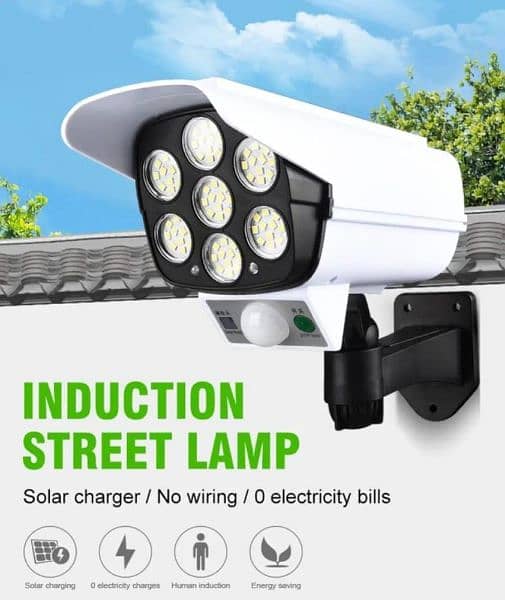 Solar Motion sensor Outdoor Wall Street Light 5