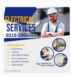 Electrician service,Home appliances repair in affordable prices