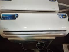 Midea AC for sale on urgent basis brand new  just one month used