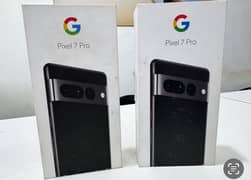 Google Pixel 7pro , black colour , Non Active Box packed 0