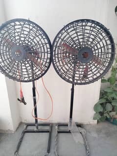 Fan 12V With battery and charger