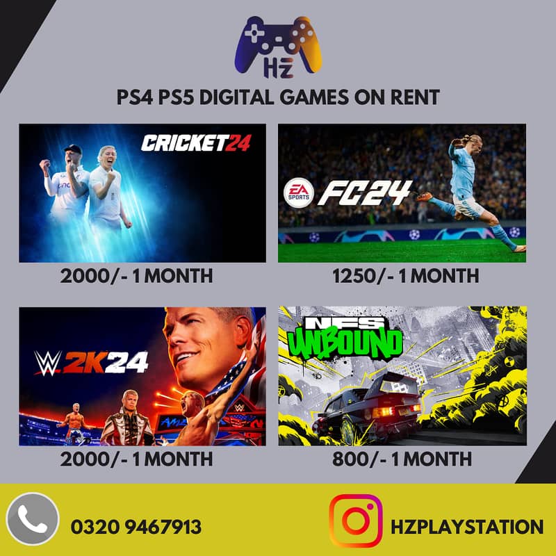 PS4 PS5 GAMES DIGITAL RNT 7