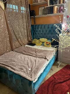 Turkish Bed With Medicated Matress  2 weeks usse only