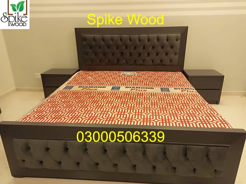 Bed Set\wooden bed\king size bed\double bed\bed room set for sale 3