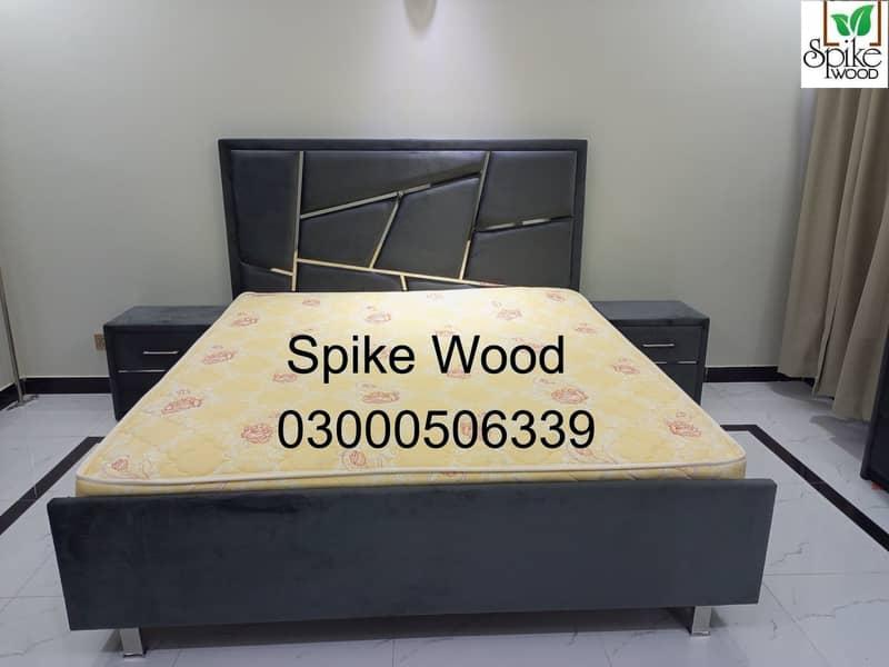 Bed Set\wooden bed\king size bed\double bed\bed room set for sale 19