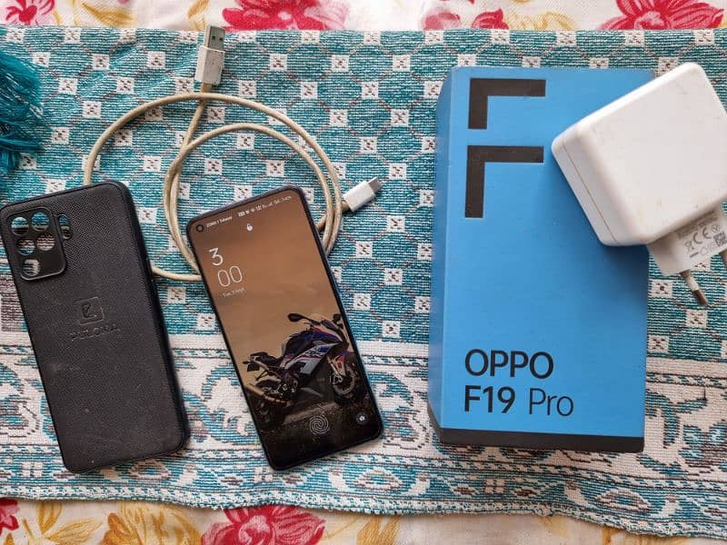 oppo f19pro 8gb 128gb complete box 6