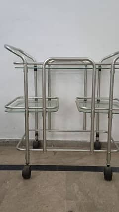 Tea Trolley & Wooden Center Table,URGENT SALE!