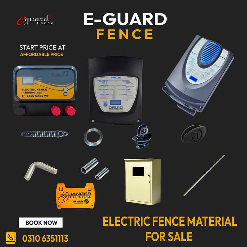 Electric Fence Material / Electric Fence home system 4