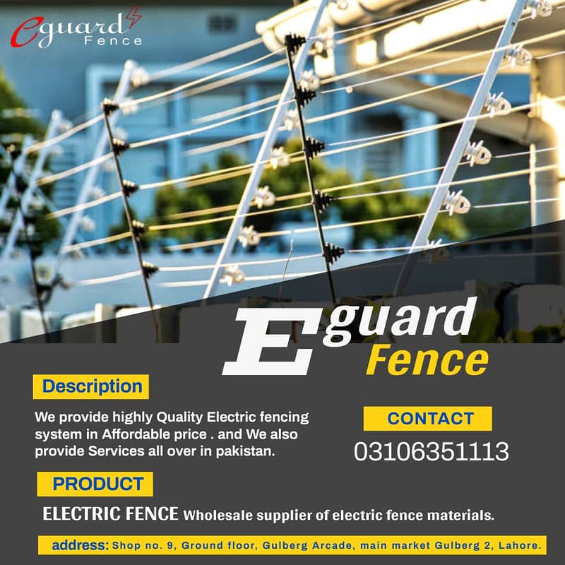 Electric Fence Material / Electric Fence home system 1