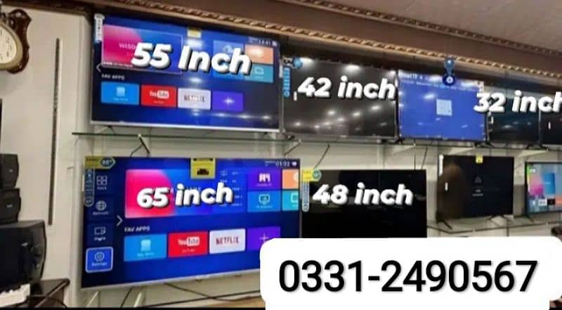 GET 48 INCHES SMART ANDROID LED TV IPS WOOFER HD FHD 0