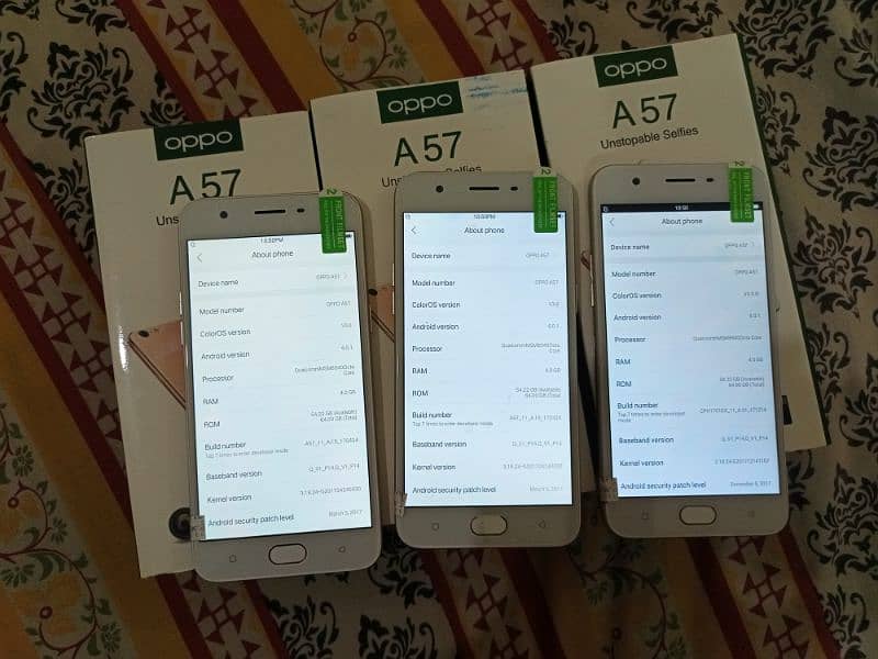 Oppo A57 With box. . . 4/64. . . 10/10 condition 3