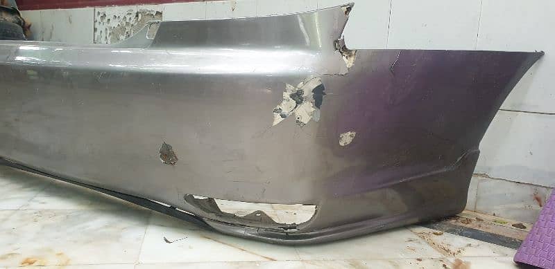 Toyota Mark X 2005 Original Plastic Bumper with kit. 8