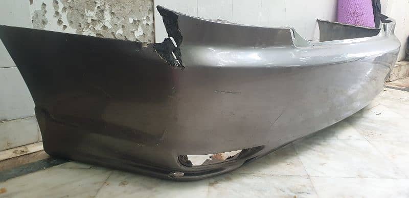 Toyota Mark X 2005 Original Plastic Bumper with kit. 9