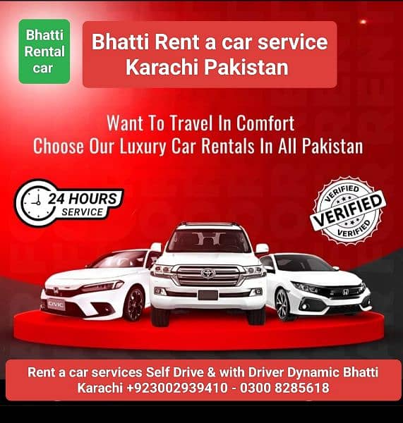 Rent A Car Self Drivers & With Driver | Car Rental | Service Karachi 18