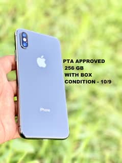 iphone X 256  PTA APPROVE with BOX