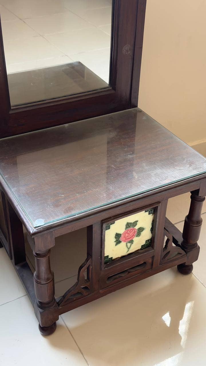 Original Burma Teak Dressing Table 1