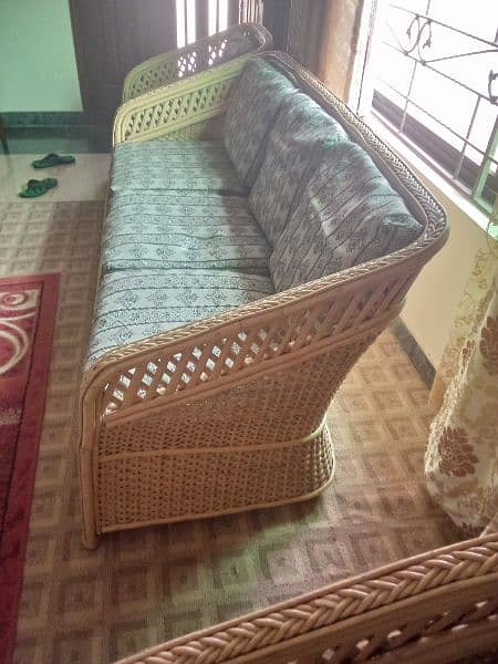 sofa set cane rattan 5