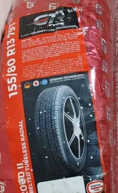 GTR 155/80/R13 (1 tyre price) (1year warrenty)