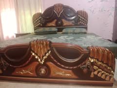 bed set wooden material