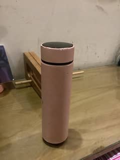 pink water bottle