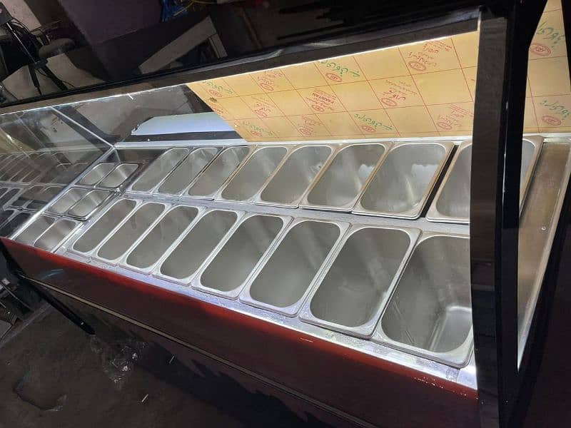 ice cream chiller deeply counter / Ice Cream Display Freezer. 2