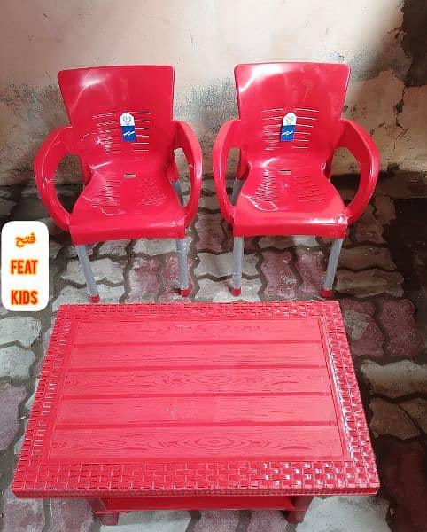 Kids Plastic Chairs and Table set 3