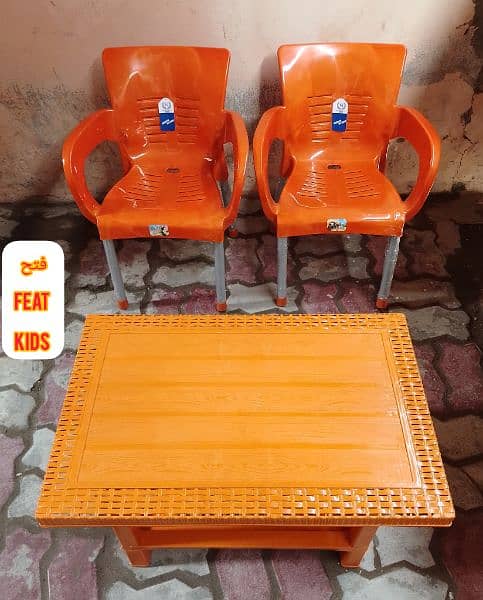 Kids Plastic Chairs and Table set 5