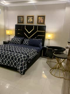 1 Bed Fully Furnished Apartment For Rent In Iqbal Block Bahria Town Lahore