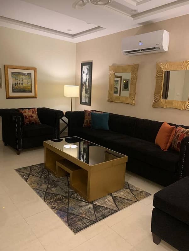 1 Bed Fully Furnished Apartment For Rent In Iqbal Block Bahria Town Lahore 12