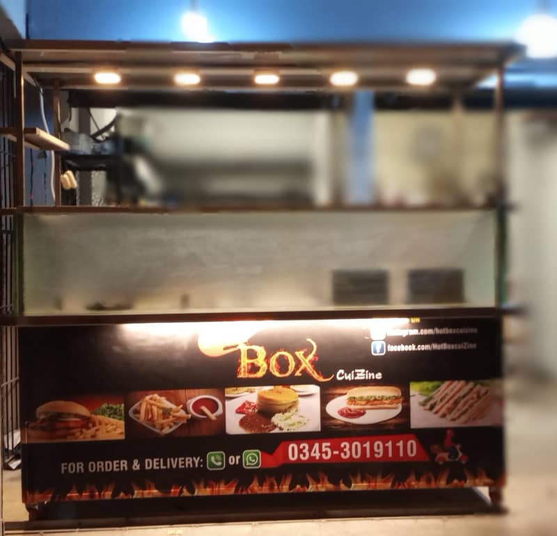 Fast Food and multipurpose counter available for sale and Rent 2