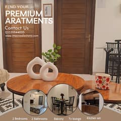 2 Bedrooms Furnished Apartment For Sale B-17 Islamabad.