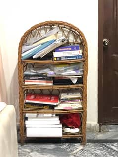 Rattan Book Rack/ shelves for sale 0