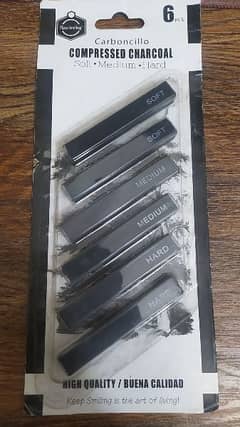 Keep smiling compressed charcoal 6 pcs set