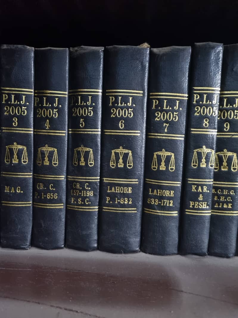 PLJs, PLJ Year Digest, Indian selected Law Books, etc. 4