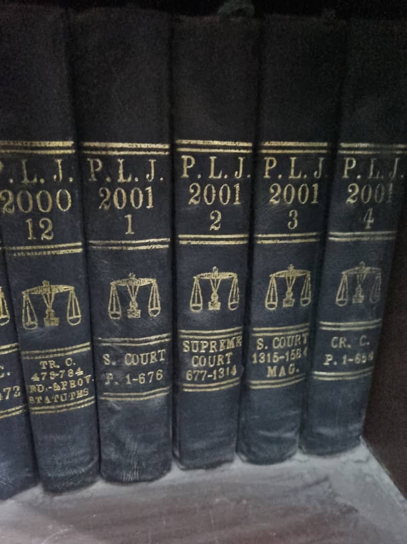 PLJs, PLJ Year Digest, Indian selected Law Books, etc. 5