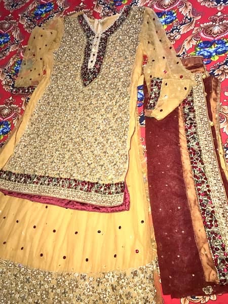 Braidal lehnga look like new 2