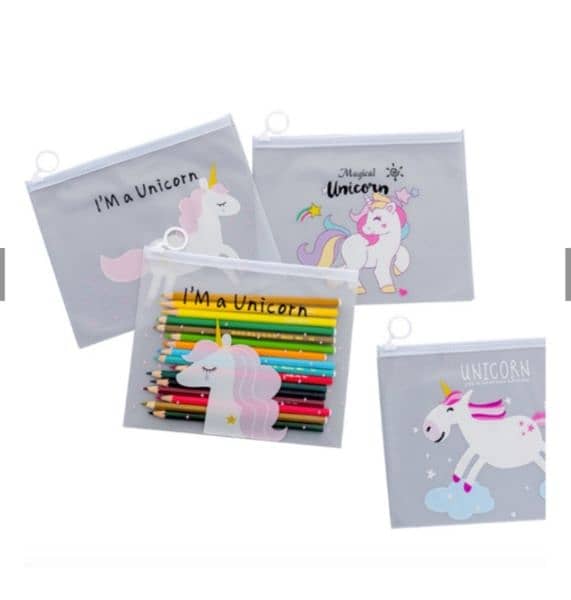 Transparent Unicorn Pouches 4