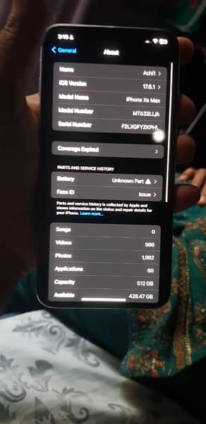 iPhone XS Max 512 factory unlock non pta 5