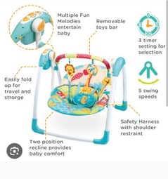 mastela brand electric baby swing