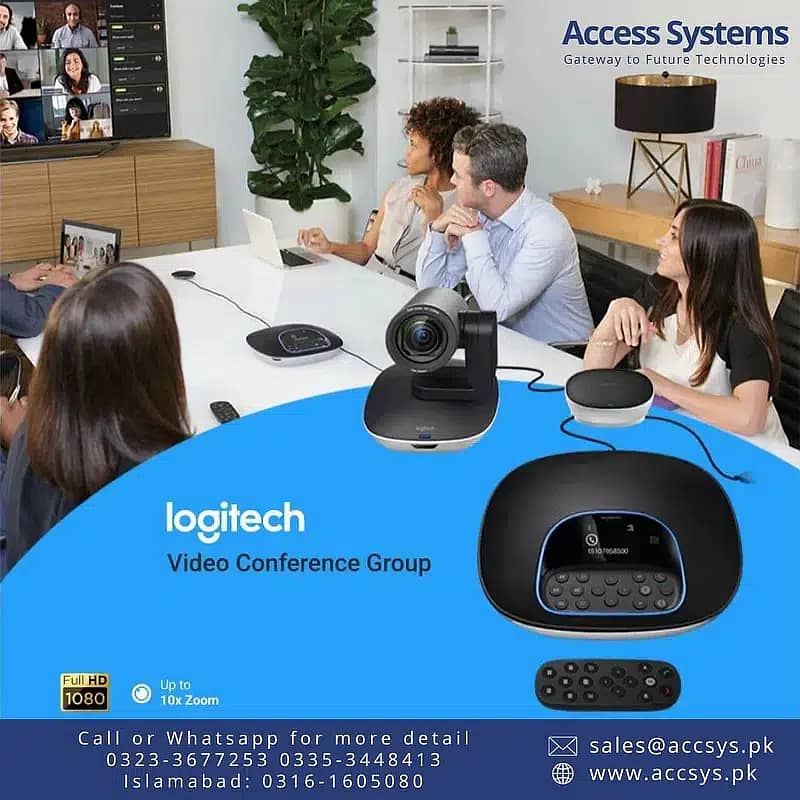 Audio Video Conference Logitech Aver Poly Yealink USB Mic Conferencing 10