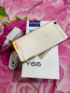 Vivo Y66  With Box Charger Data Cable